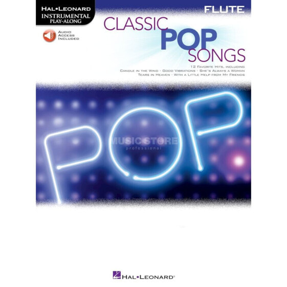 Hal Leonard Instrumental Play-Along: Classic Pop Songs - Flute