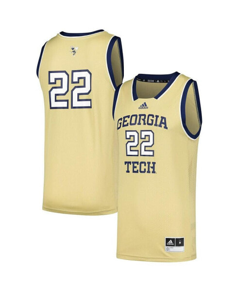 Men's #22 Gold Georgia Tech Yellow Jackets Swingman Jersey