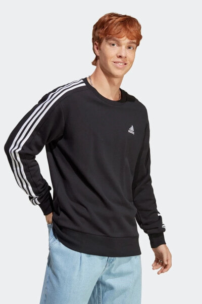 Спортивная толстовка Adidas Erkek Essentials French Terry 3 полосы