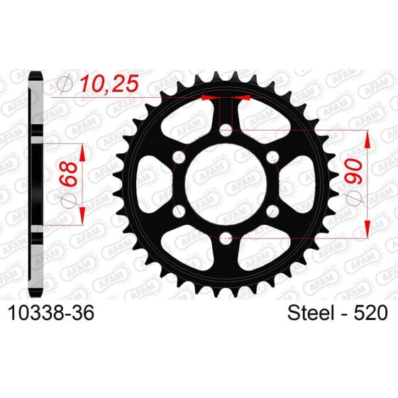 AFAM 10338 rear sprocket