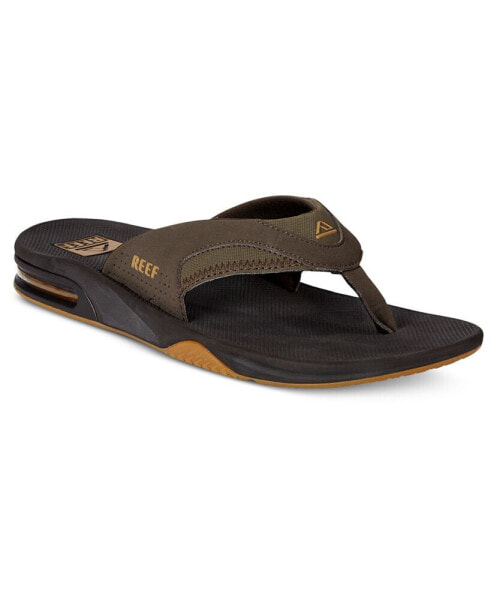 Men's Fanning Thong Sandals with Bottle Opener