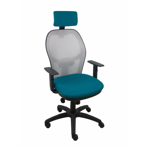 Офисный стул с изголовьем Jorquera P&C 10CRNCR Серый Зеленый/Синий