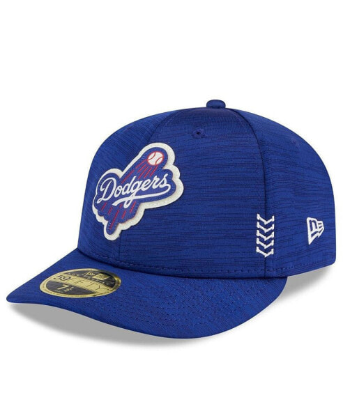 Men's Royal Los Angeles Dodgers 2024 Clubhouse Low Profile 59FIFTY Fitted Hat