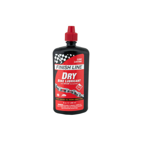 Finish Line DRY Bike Chain Lube - 8 fl oz, Drip // THE MOST POPULAR CHAIN LUBE