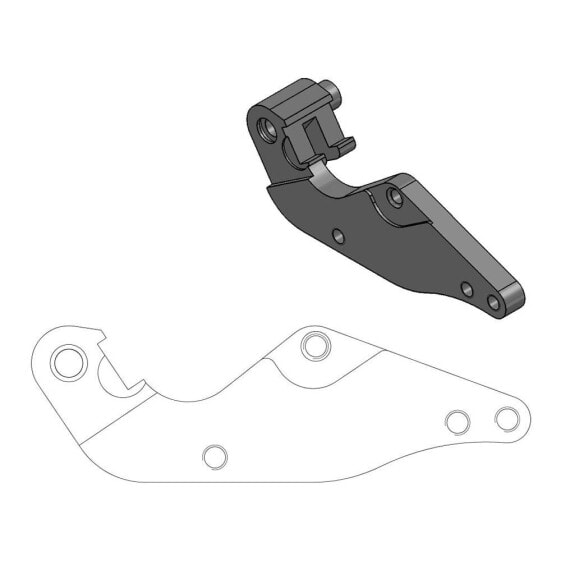 MOTO-MASTER Supermotard Street 320 mm BMW/Husaberg/Husqvarna/KTM 211013 Relocating Bracket For Brake Caliper