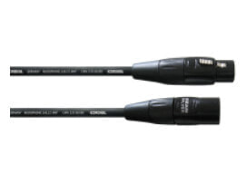 Cordial CIM 0.5 FM - XLR (3-pin) - Male - XLR (3-pin) - Female - 0.5 m - Black