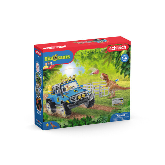 Schleich Off-road vehicle with dino outpost - Boy/Girl - 4 yr(s) - Plastic - Multicolour