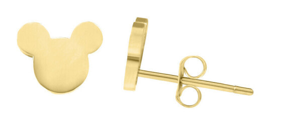 Designer gold-plated earrings Mick ey Mouse