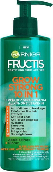 Крем для волос без смывания GARNIER Fructis Grow Strong 10в1 400 мл