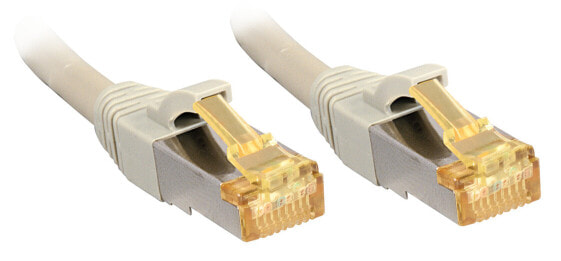 Lindy 1.5m RJ45 S/FTP LSZH Cable - Grey - 1.5 m - Cat7 - SF/UTP (S-FTP) - RJ-45 - RJ-45