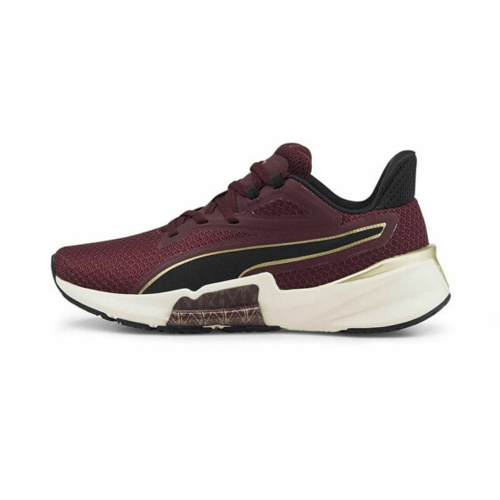 Женские спортивные кроссовки Puma PwrFrameTR Deco Glam Бордовый