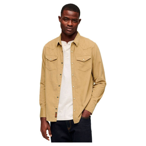 SUPERDRY Western Cord Long Sleeve Shirt