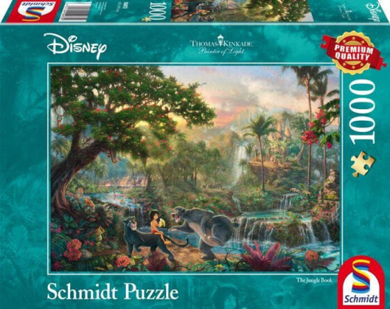 Schmidt Spiele Puzzle Thomas Kinkade: Disney Księga Dżungli (59473)