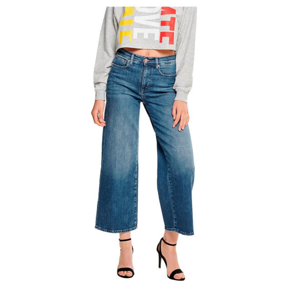 ONLY Madison Wide Cropped high waist jeans