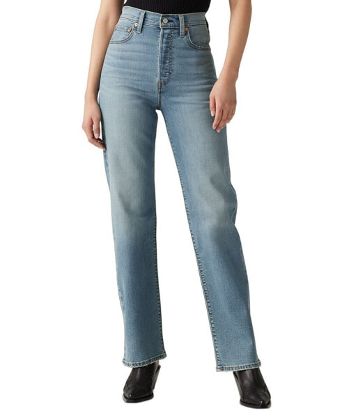 Women's Ribcage High-Rise Straight-Leg Jeans