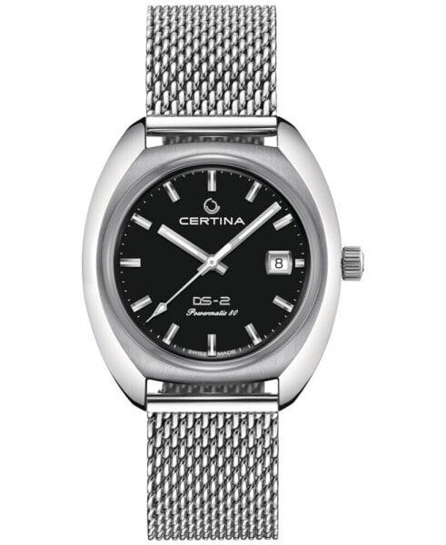 Men's Swiss Automatic DS-2 Stainless Steel Mesh Bracelet Watch 40mm