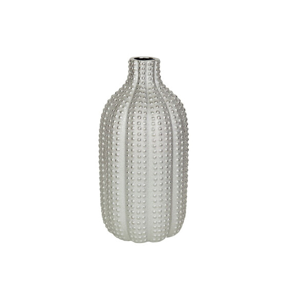 Vase Romimex Silver Porcelain 16 x 32 x 16 cm