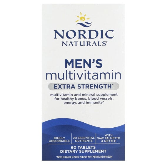 Витаминно-минеральный комплекс Nordic Naturals Мужской Экстра-силы, 60 таблеток