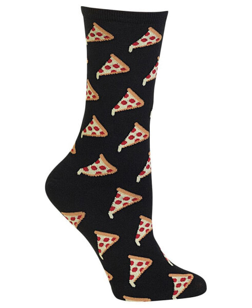 Women's Pizza Fashion Crew Socks