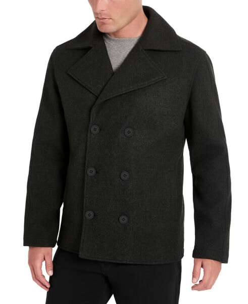 Men's Double-Breasted Peacoat