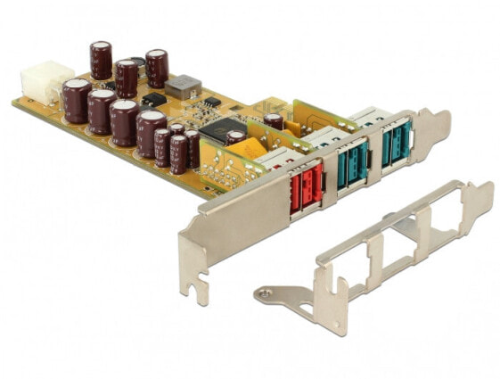 Delock 89655 - PCIe - USB 2.0 - China - Pericom PI7C9X - 0.48 Gbit/s - Box