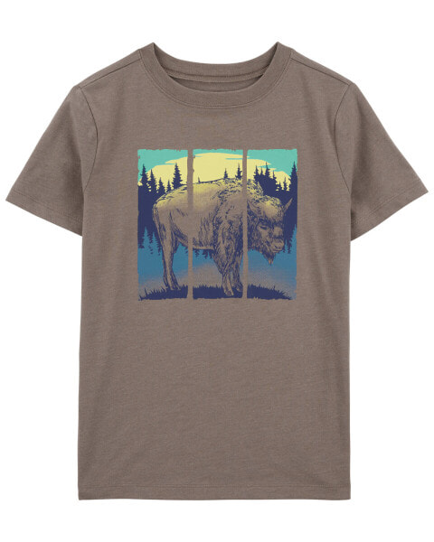 Kid Buffalo Graphic Tee S