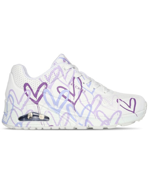 Women's JGoldcrown- Skechers Street Uno - Spread the Love Casual Sneakers from Finish Line