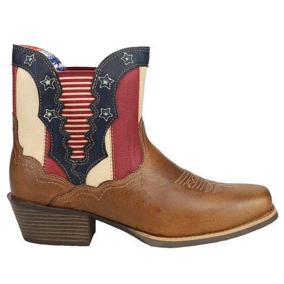 Justin Boots Chellie Patriotic Ankle Womens Size 6 B Casual Boots L9522