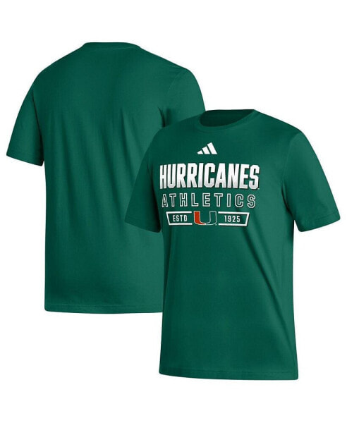 Men's Green Miami Hurricanes Head of Class Fresh T-shirt