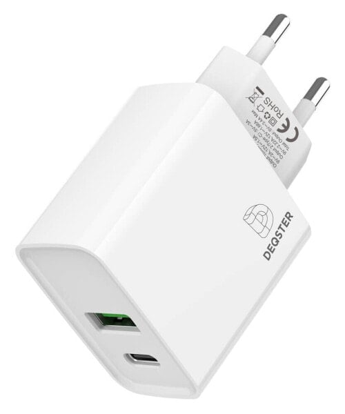 DEQSTER Double Charger USB-C