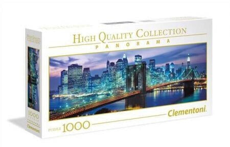 Clementoni Puzzle 1000 elementów. Panorama - New York Brooklyn Bridge (39434 CLEMENTONI)