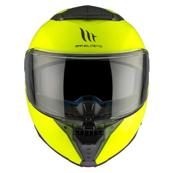 Шлем модульный MT Helmets Atom 2 Sv Solid A3 Fluor Yellow