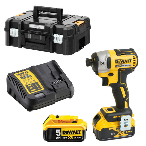 DeWALT Akku-Schlagschrauber DCF887P2-QW 1/4" 18V mit 2x 5,0 Ah + Lader im Koffer