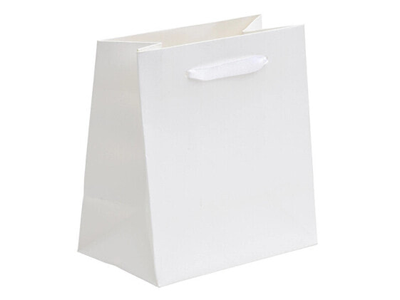 Gift paper bag white EC-5 / A1