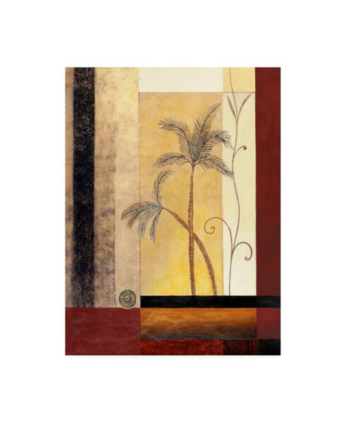 Trademark Global pablo Esteban Palm Tree Painting Canvas Art - 15.5" x 21"