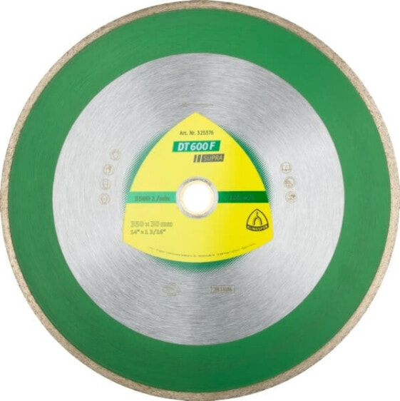 Алмазный диск KLINGSPOR DT600F 250 мм x 1,9 мм x 30 / 25,4 мм для керамики