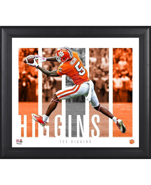 Tee Higgins Clemson Tigers Framed 15" x 17" Player Panel Collage