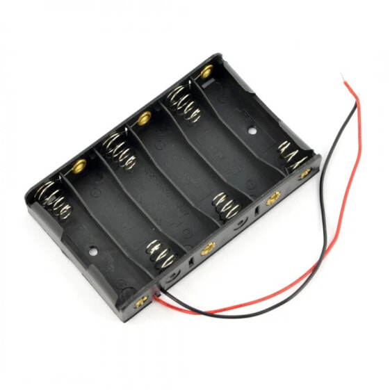 Battery holder for 6x AA (R6) - 1x6