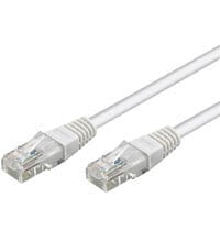 Goobay 95257 - Cat.6 Patchkabel U/UTP 0.25 m weiß - Cable - Network