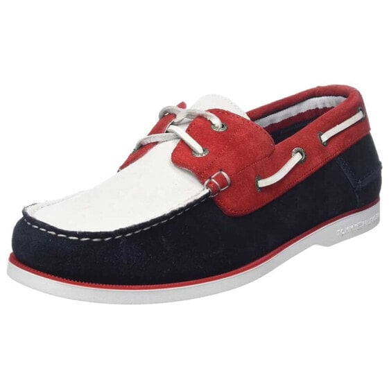 TOMMY HILFIGER Boat Block Suede Boat Shoes