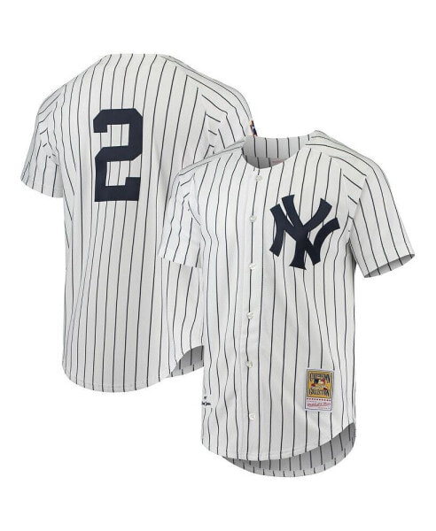 Men's Derek Jeter White New York Yankees 1997 Cooperstown Collection Authentic Jersey