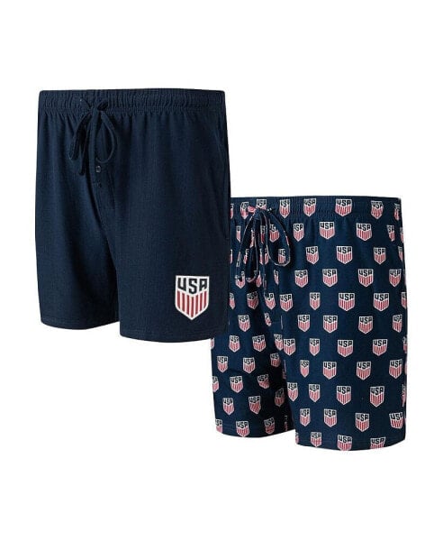 Men's Navy USMNT Gauge Two-Pack Shorts Set