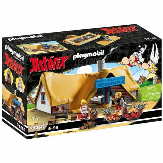 Игровой набор Playmobil Astérix: Хижина Ордрафлабетикса 71266 73 предмета