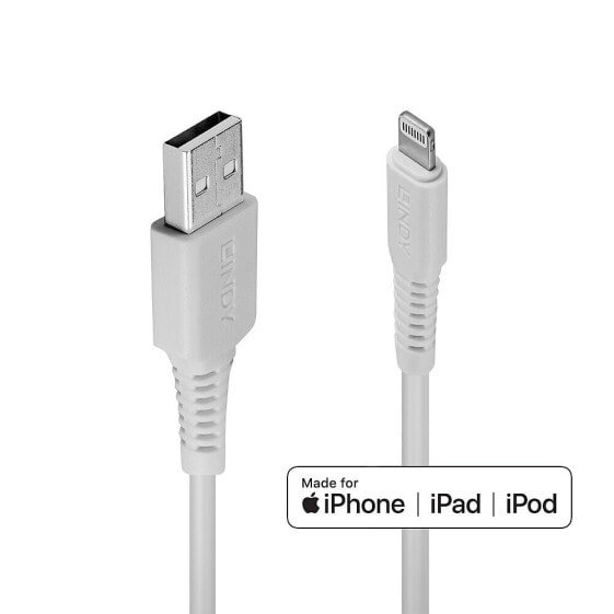 Lindy 1m USB to Lightning Cable white - 1 m - USB A - USB 2.0 - White