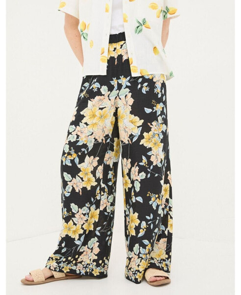 Women's Jenna Citrus Floral Trousers