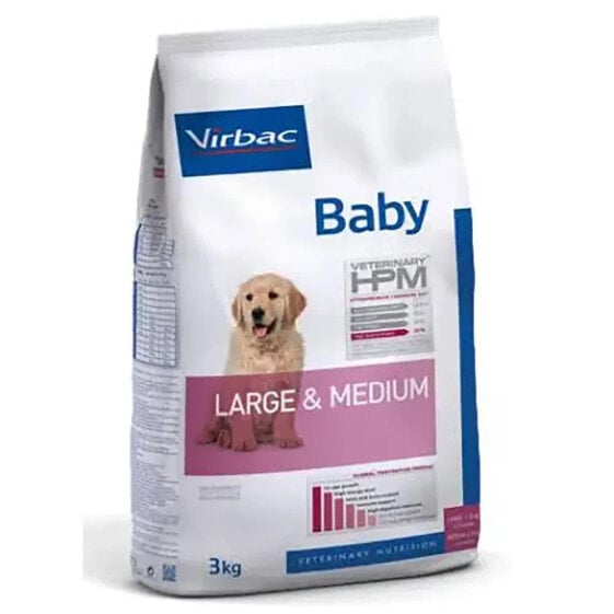 VIRBAC HPM Baby Large Medium 3kg Dog Food