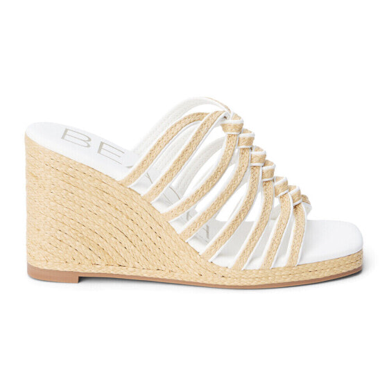 COCONUTS by Matisse Laney Wedge Womens Beige, White Casual Sandals LANEY-125