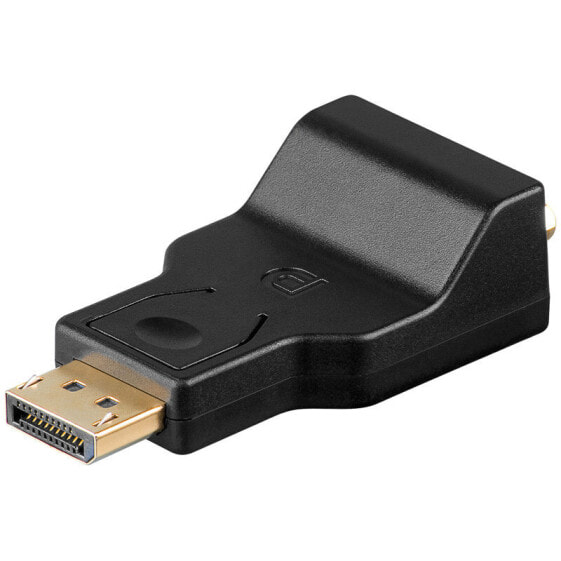 Wentronic Goobay 63489, DisplayPort, VGA, Black