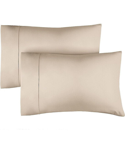 Pillowcase Set of 2, 400 Thread Count 100% Cotton - Queen