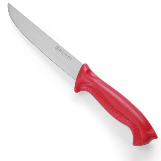 Нож кухонный профессиональный для сырого мяса HACCP 290мм - красный HENDI 842423